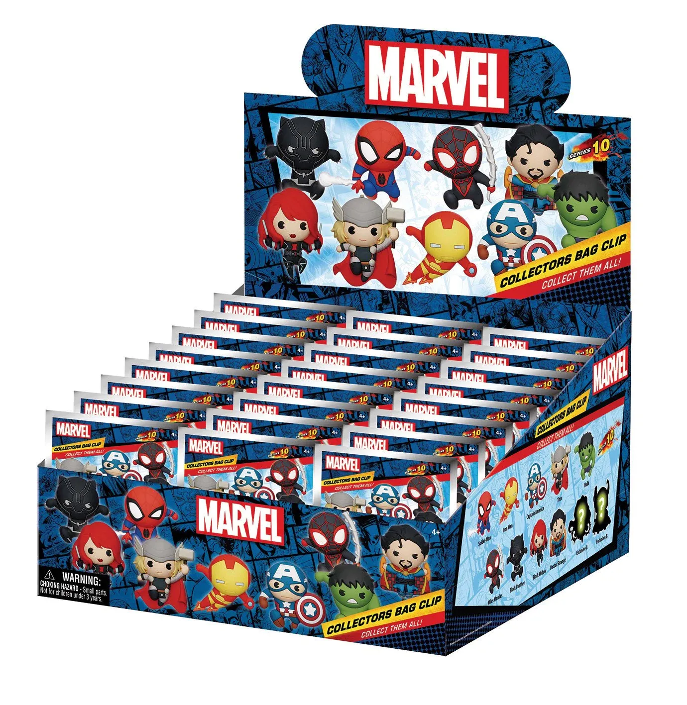 Porte-clé 3D Marvel – Collection Classique