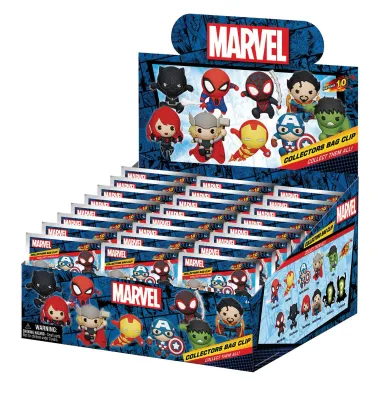 Porte-clé 3D Marvel – Collection Classique