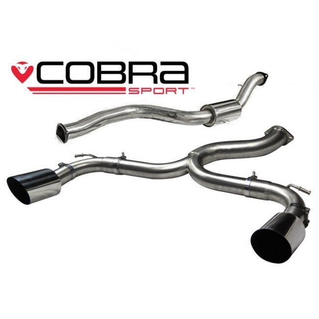 Cobra Venom 3" Stainless Cat Back Exhaust System Mk2 RS