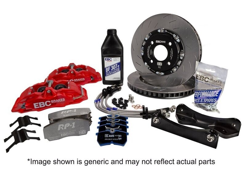 EBC Balanced Big Brake Kit 4 Piston Calipers With 355mm Disc Mk3 Focus ST 2.0 Turbo and Diesel