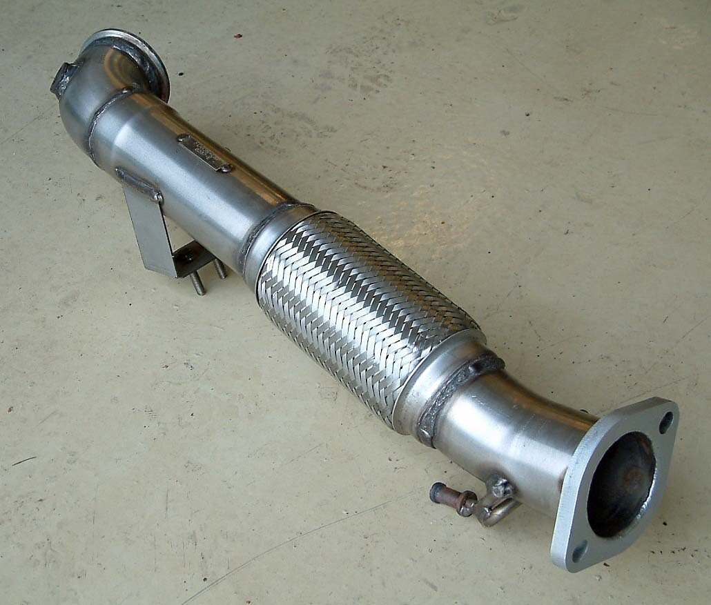 Mongoose 3" Stainless Downpipe/200cpi Sports Cat Mk3 Focus ST250