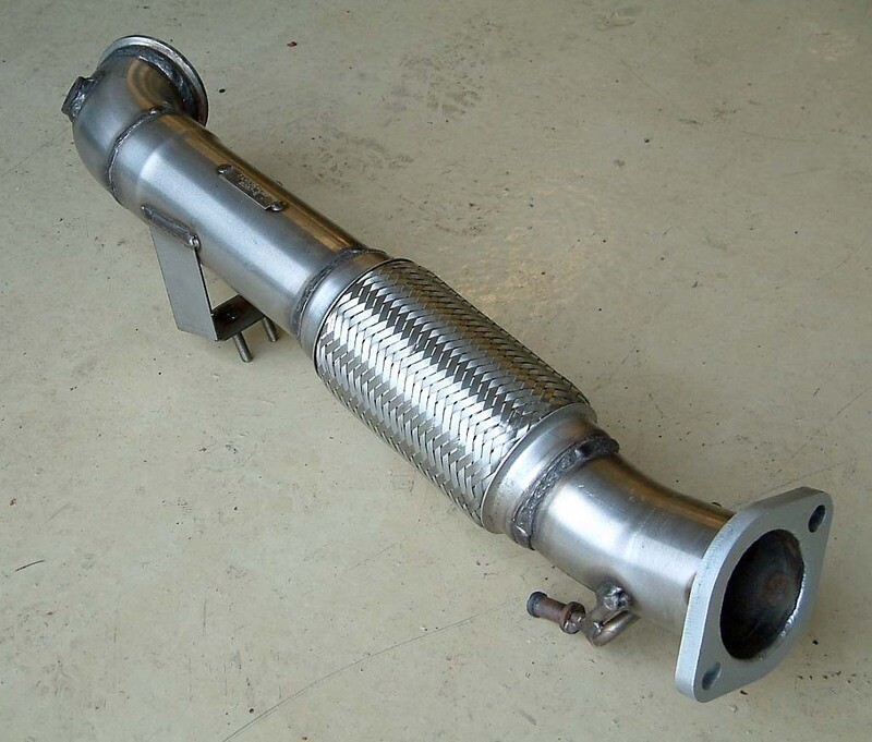 Mongoose 3" Stainless Downpipe/De Cat Mk3 Focus ST250