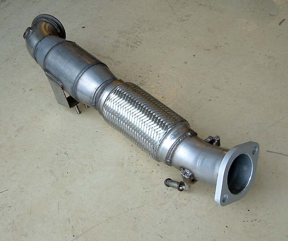Mongoose 3" Stainless Downpipe/Sports Cat Mk3 Focus RS