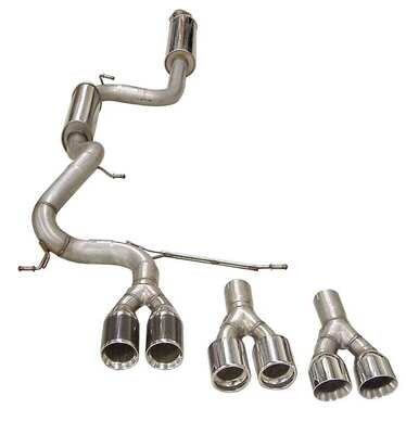 Mongoose Turbo Back Exhaust System Mk3 Focus ST250 Hatch or Estate