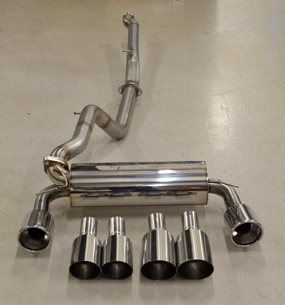 Mongoose Cat Back Exhaust System Mk3 Focus RS
