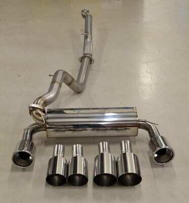 Mongoose Cat Back Section 59 Exhaust System Mk3 Focus RS