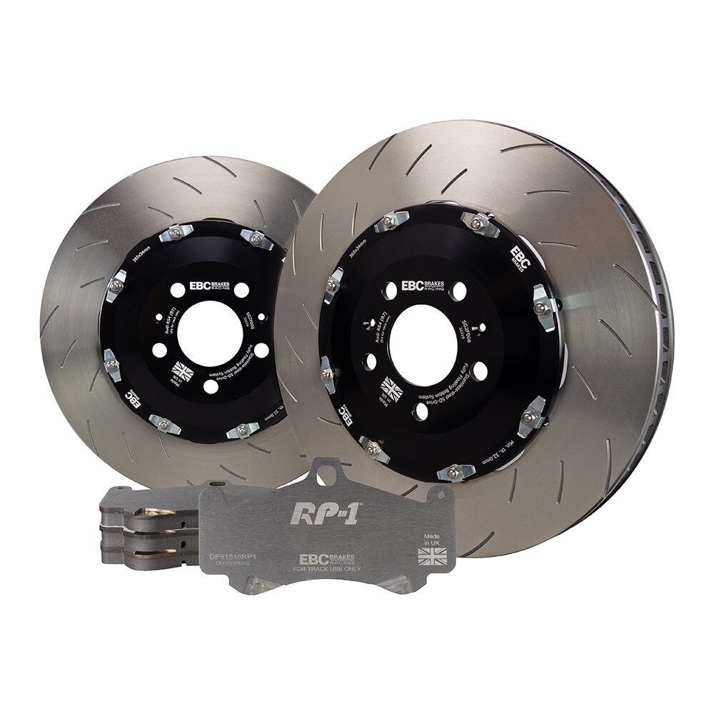 EBC Floating, Two Piece Discs and RP-1 Pads Mk3 Focus RS FRONT