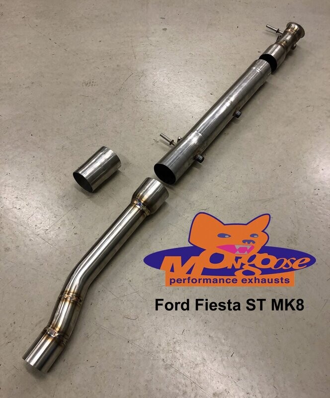 Ford Fiesta Mk8 ST200 Mongoose GPF Delete Pipe With Adaptors