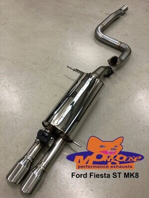 Ford Fiesta Mk8 ST200 Mongoose GPF Back Exhaust System