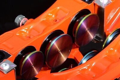 Ford Focus Mk2 RS K Sport 356mm 8 Pot Brake Kit Front  with HOLLOW RACE CALIPERS and FLOATING DISCS