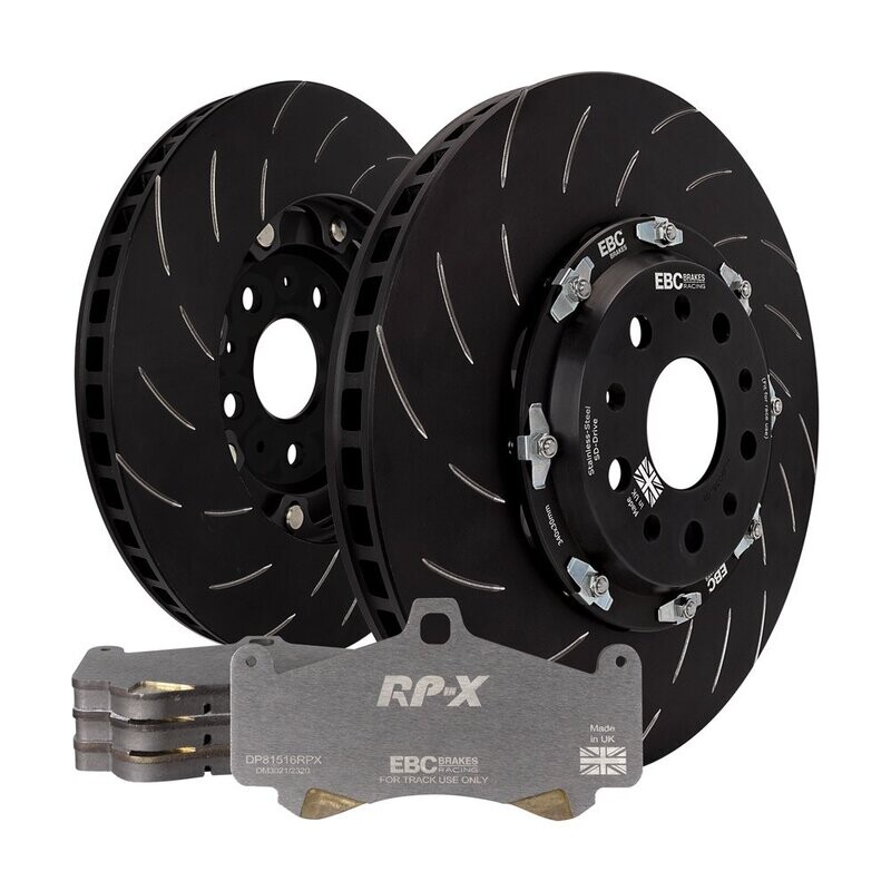 EBC Floating, Two Piece Discs and RP-X Pads TOYOTA Yaris GR 1.6 Petrol Turbo 257BHP Front FRONT