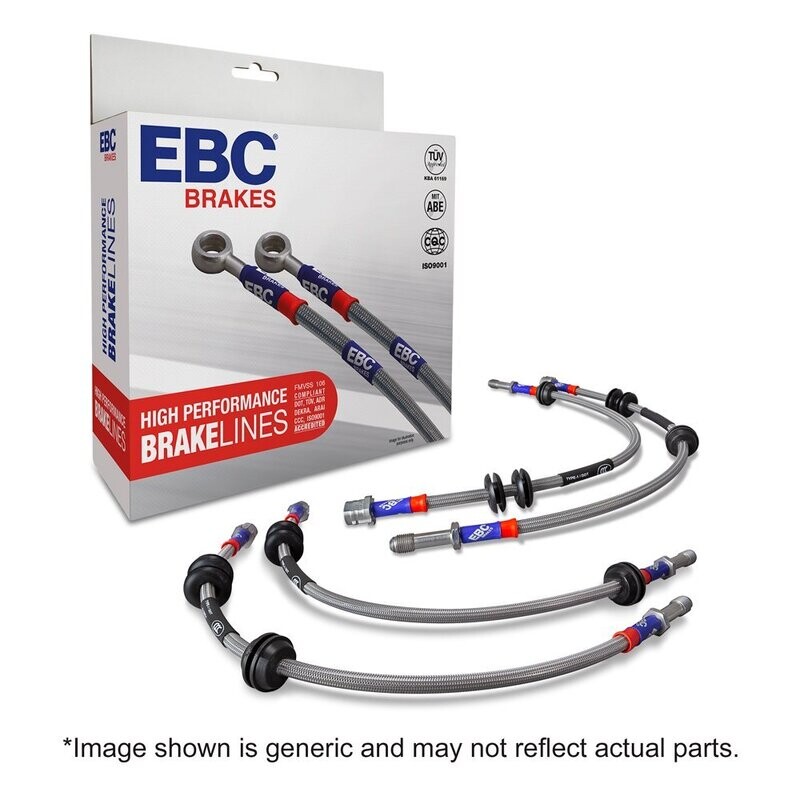 EBC Braided Brake Line Kit TOYOTA Yaris GR 1.6 Petrol Turbo 257BHP