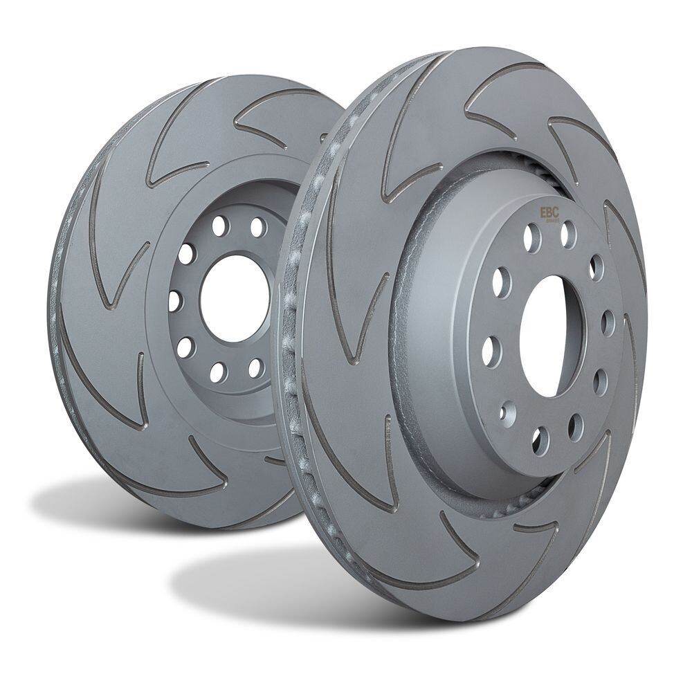 EBC Hook Grooved Discs and Pads Set Mk4 Focus ST 2.3
 Ecoboost and 2.0 Ecoblue D ​REAR
CHOICE OF PADS
