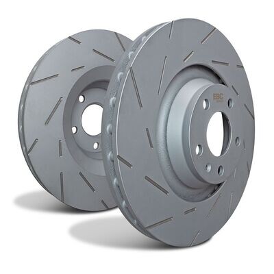 Ford Focus Mk2 ST225 EBC Fine Slotted Discs FRONT