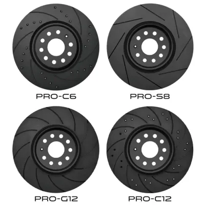Ford Focus Mk3 ST250 Probite Performance Brake Discs REAR SOLID 271mm