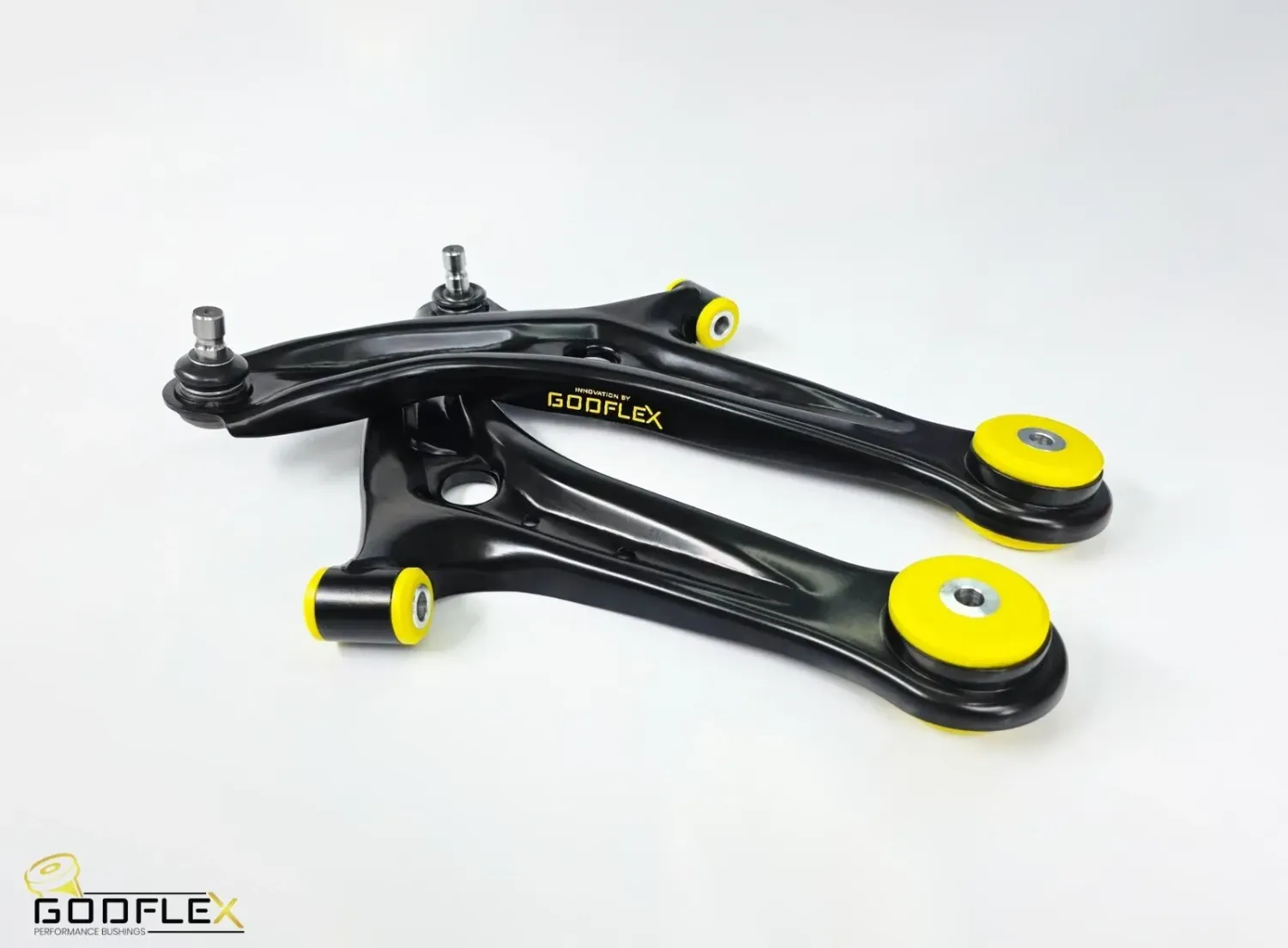 Godflex Ford Fiesta ST Mk7/7.5 (2008-2017) Uprated Pre-Bushed Front Suspension Arms Set
