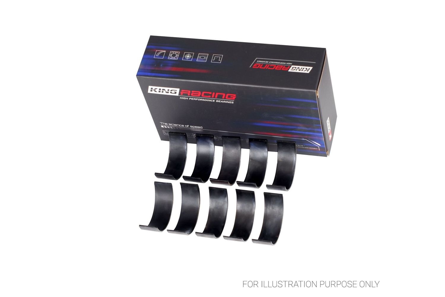 King Con Rod Bearing Set Ford/Volvo 2.5L 5-cyl