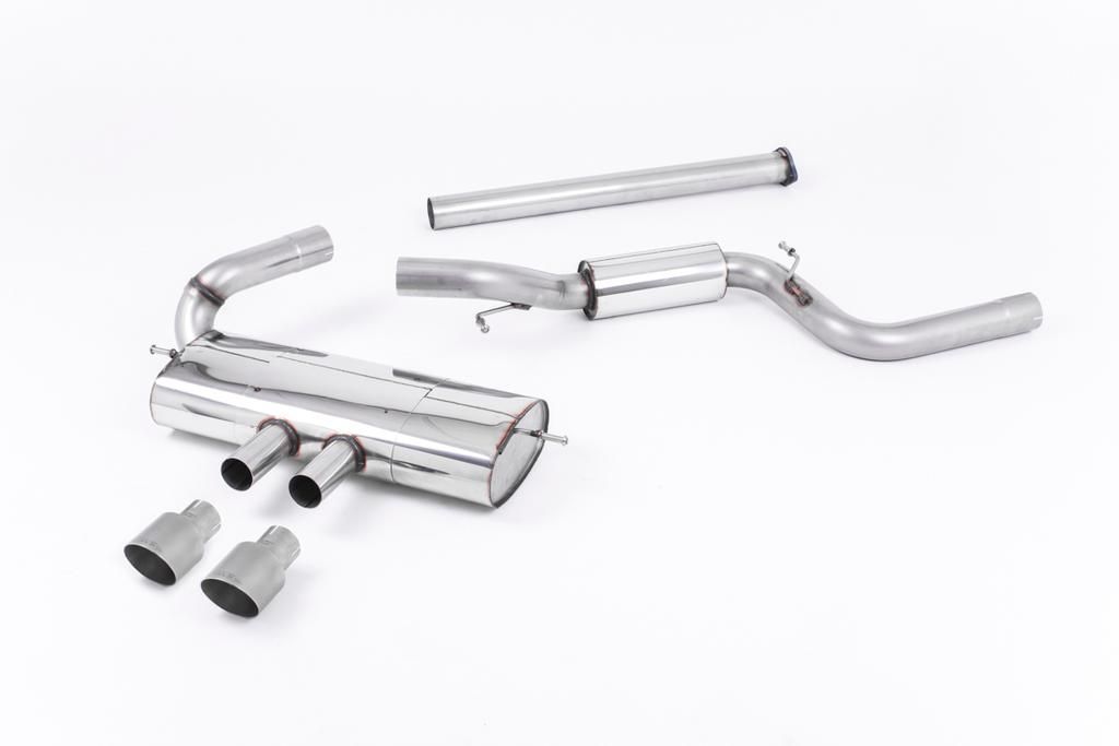 Milltek Ford Focus MK3 ST 5 door Hatchback - Part Resonated Cat-Back Exhaust System with Titanium Tips Milltek Ford Focus MK3 ST 5 door Hatchback - Part Resonated Cat-Back Exhaust System with Titanium Tips