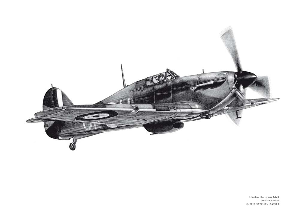 Hurricane Mk1 'In Flight'