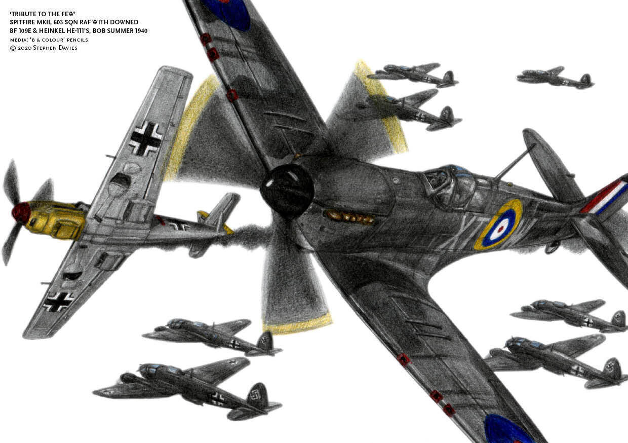 Spitfire MkII & Bf109e 'Tribute to the Few'