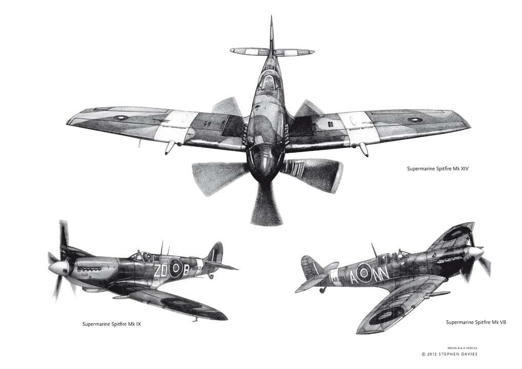 Spitfire MkXIV '3 Image'