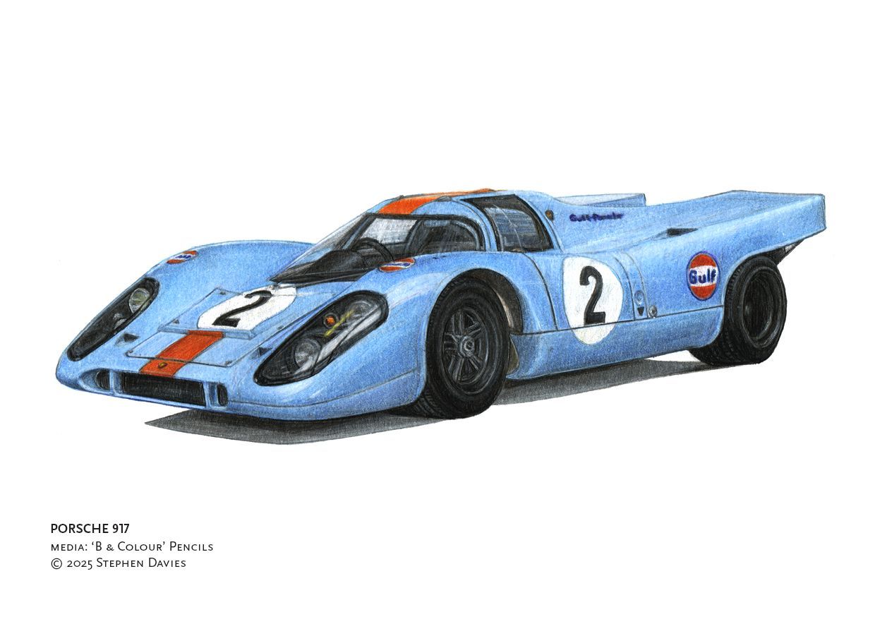 Porsche 917, Available Sizes: A4 Mounted