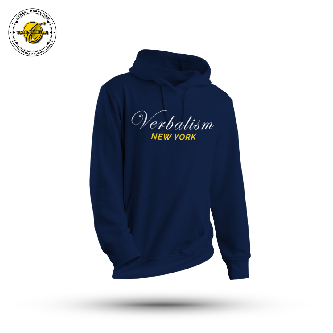 VERBALISM | GOTHAM BLUE | SIGNATURE COLLECTION HOODIE