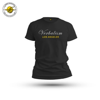 VERBALISM | SHOWTIME BLACK | SIGNATURE COLLECTION T-SHIRT
