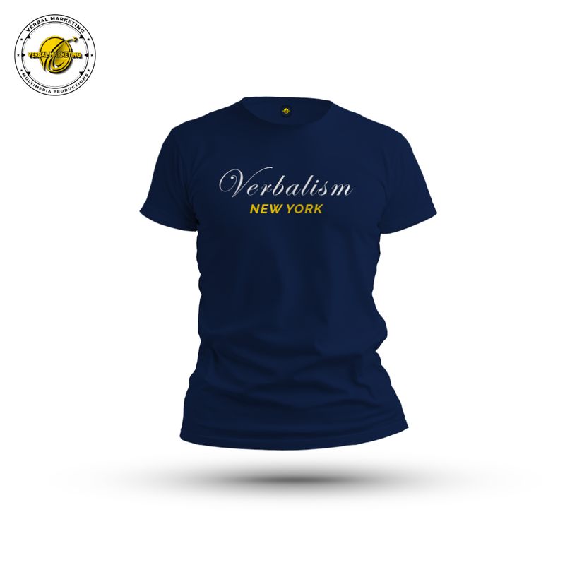 VERBALISM | GOTHAM BLUE | SIGNATURE COLLECTION T-SHIRT