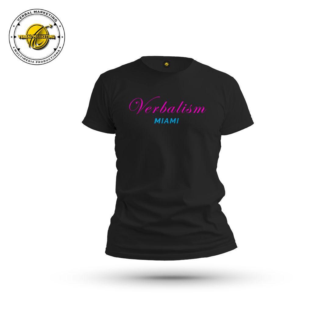 VERBALISM | BRICKELL BLACK | SIGNATURE COLLECTION T-SHIRT VERBALISM | BRICKELL BLACK | SIGNATURE COLLECTION T-SHIRT