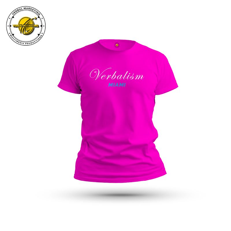 VERBALISM | WYNWOOD FUCHSIA | SIGNATURE COLLECTION T-SHIRT