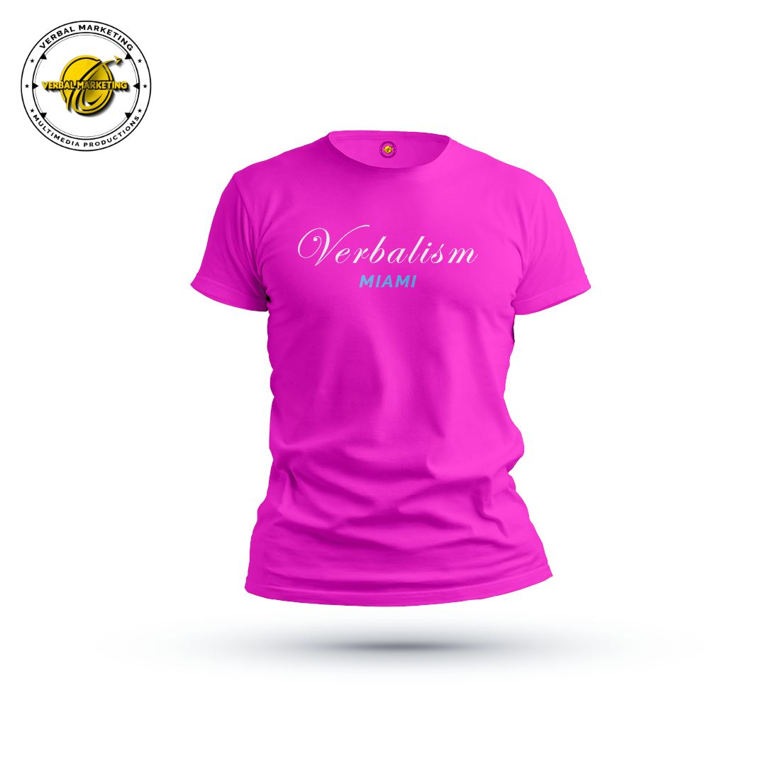 VERBALISM | WYNWOOD FUCHSIA | SIGNATURE COLLECTION T-SHIRT