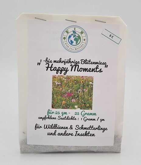 1- mehrjährige Insektenweide "Happy Moments" 25 Qm - 25 Gramm