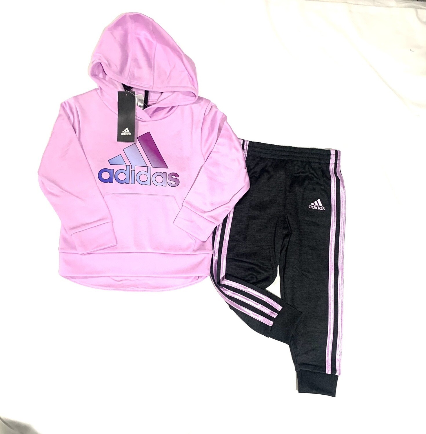 Conjunto Adidas rosa talla