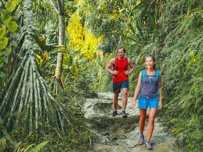 Trekking Damajagua Waterfalls
