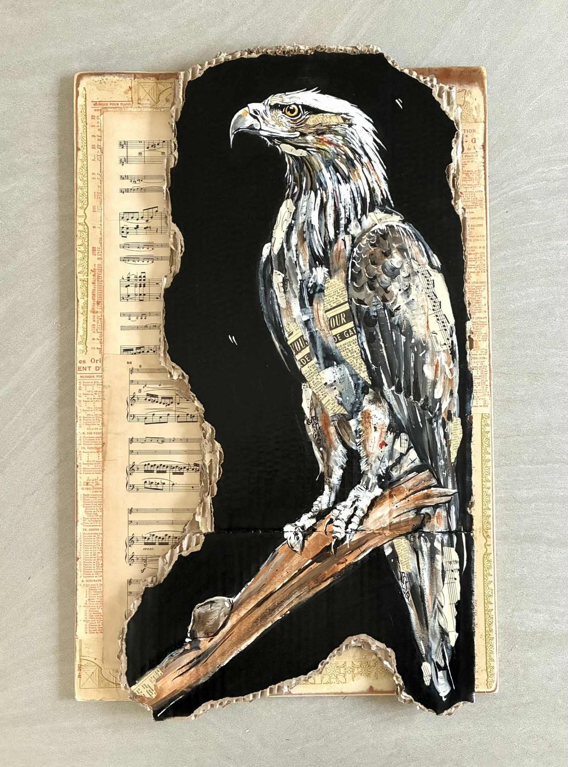 ´Force de la nature ´ Sur carton épais plaqué sur une plaque bois. 64x33cm Acrylique, pastels, encres, collages… ´Force de la nature ´ Sur carton épais plaqué sur une plaque bois. 64x33cm Acrylique, pastels, encres, collages… "Skitsen"