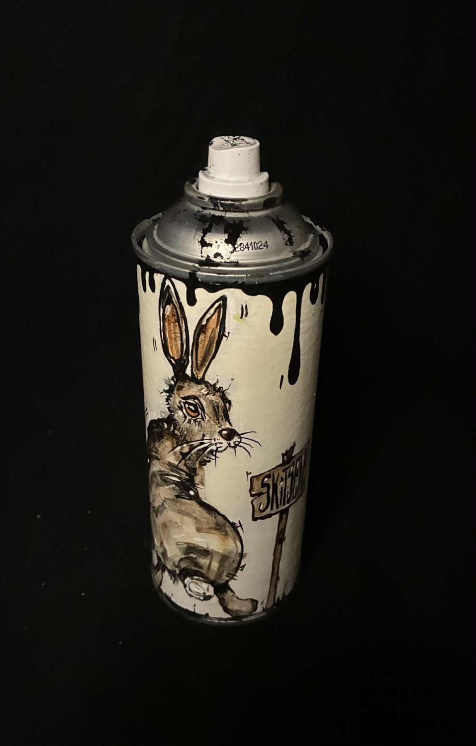 "Délire sur une bombe peinture StreetArt". en Déco. Acrylique, encres, vernis.... "Skitsen"