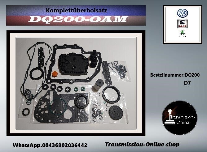 Vw Golf 7 Dsg Getriebe ölwechsel Intervall Komplett Überholsatz Getriebe+ Mechatronik Reparatur Satz OAM-DQ200 DSG
