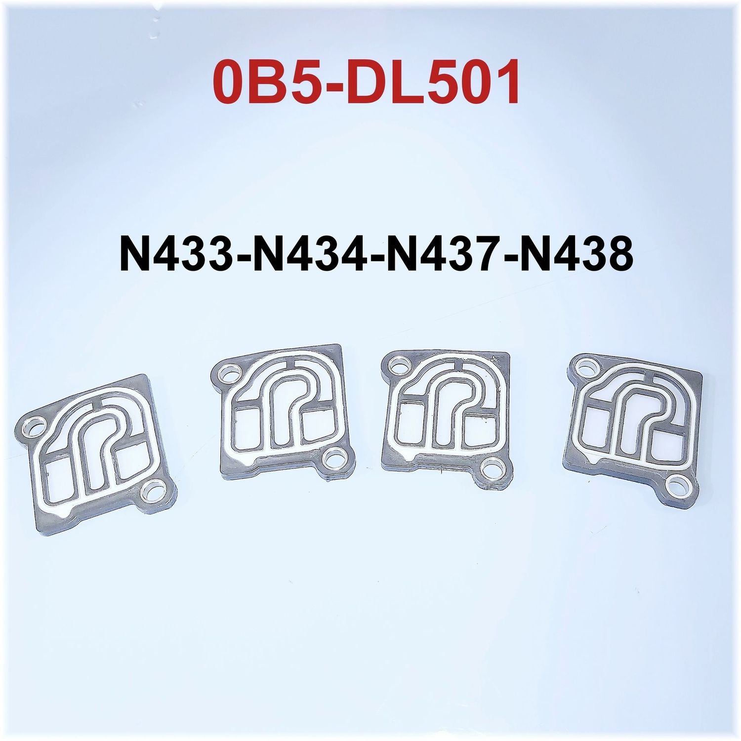 Dichtungen-Siebe  Gangstellerventile N433/N434/N437/N437/N438 Gang DSG Audi S-Tronik  0B5-DL501