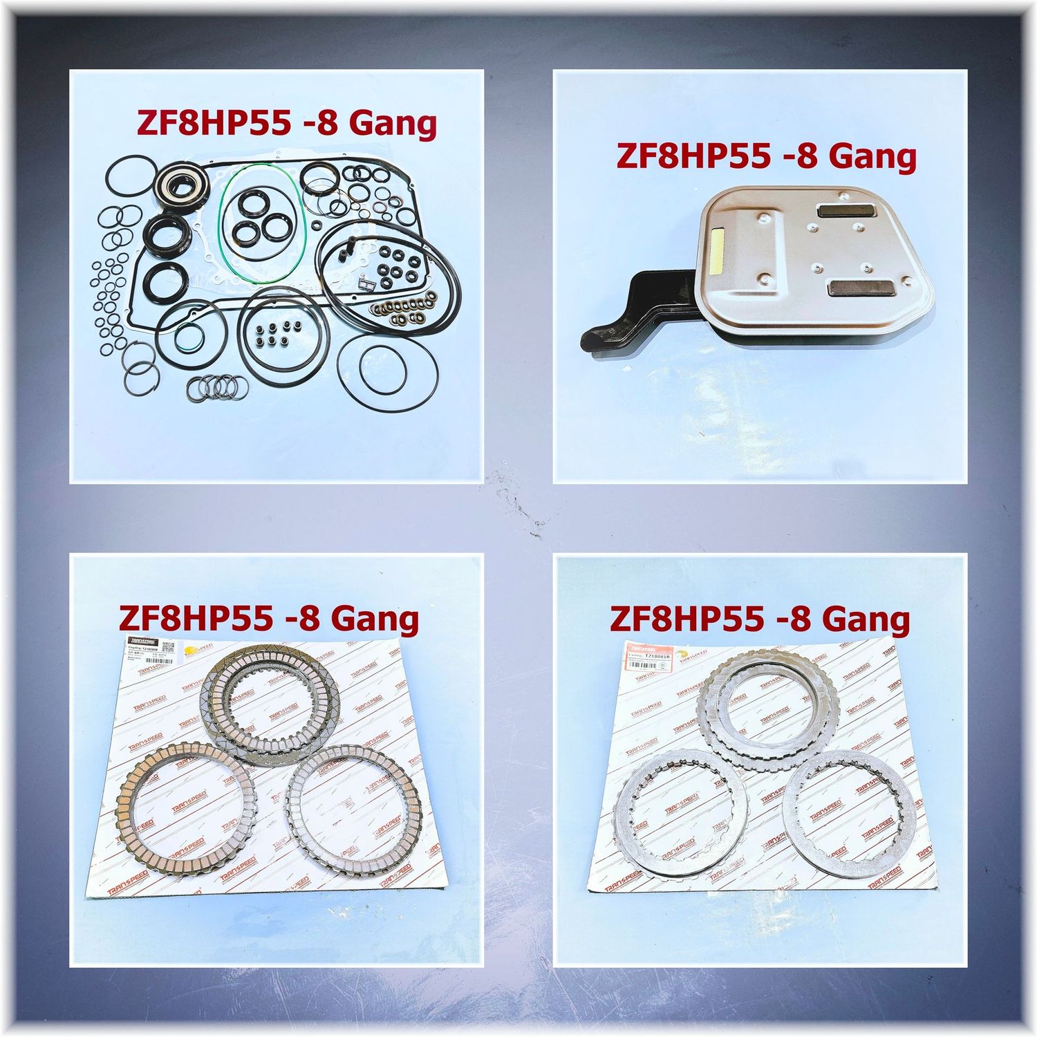 Komplett Reparatursatz- 8HP55  Überhol Kit 8 Gang ZF Getriebe Audi OBK A6 A8 A7