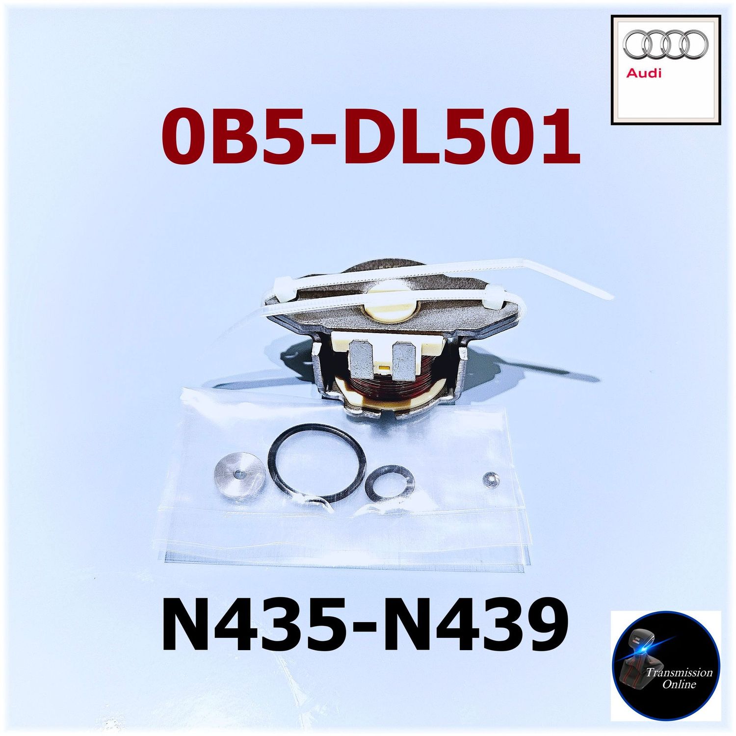 Multiplexer Ventil 3 N435-N439 K1+K2 Kupplungs-Aktivierungs Ventil, Audi S-Tronic 0B5-DL501Mechatronik