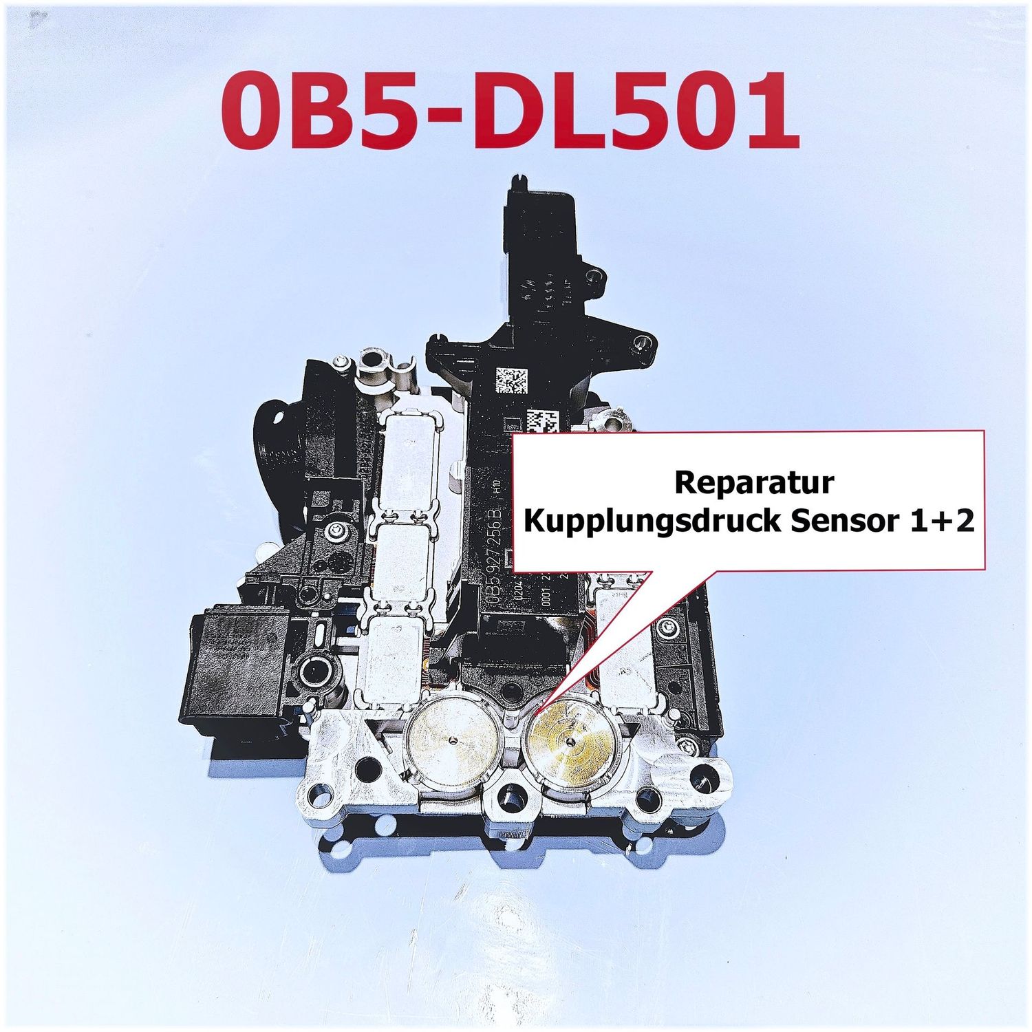 Reparatur Steuergerät Hydraulikdrucksensor Kupplung 1+2 G 193+G194- Fehler P177500 -P176500 0B5-DL501