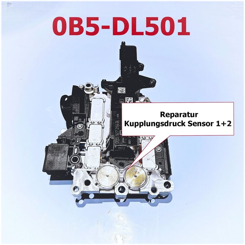 Reparatur Steuergerät Hydraulikdrucksensor Kupplung 1+2 G 193+G194- Fehler P177500 -P176500 0B5-DL501