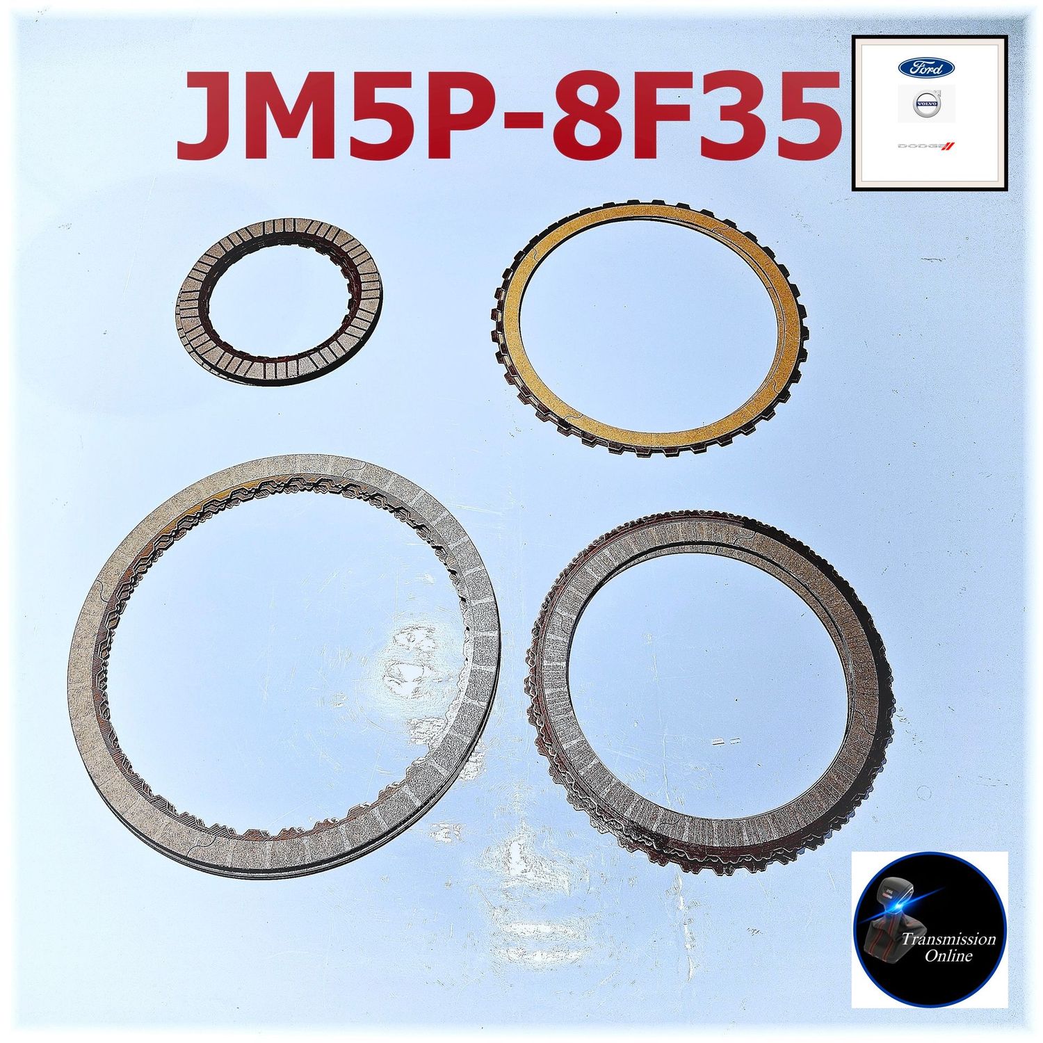 Kupplungs Reiblammelen Satz-Friction Kit JM5P-8F35 8 Gang DSG Getriebe  Ford