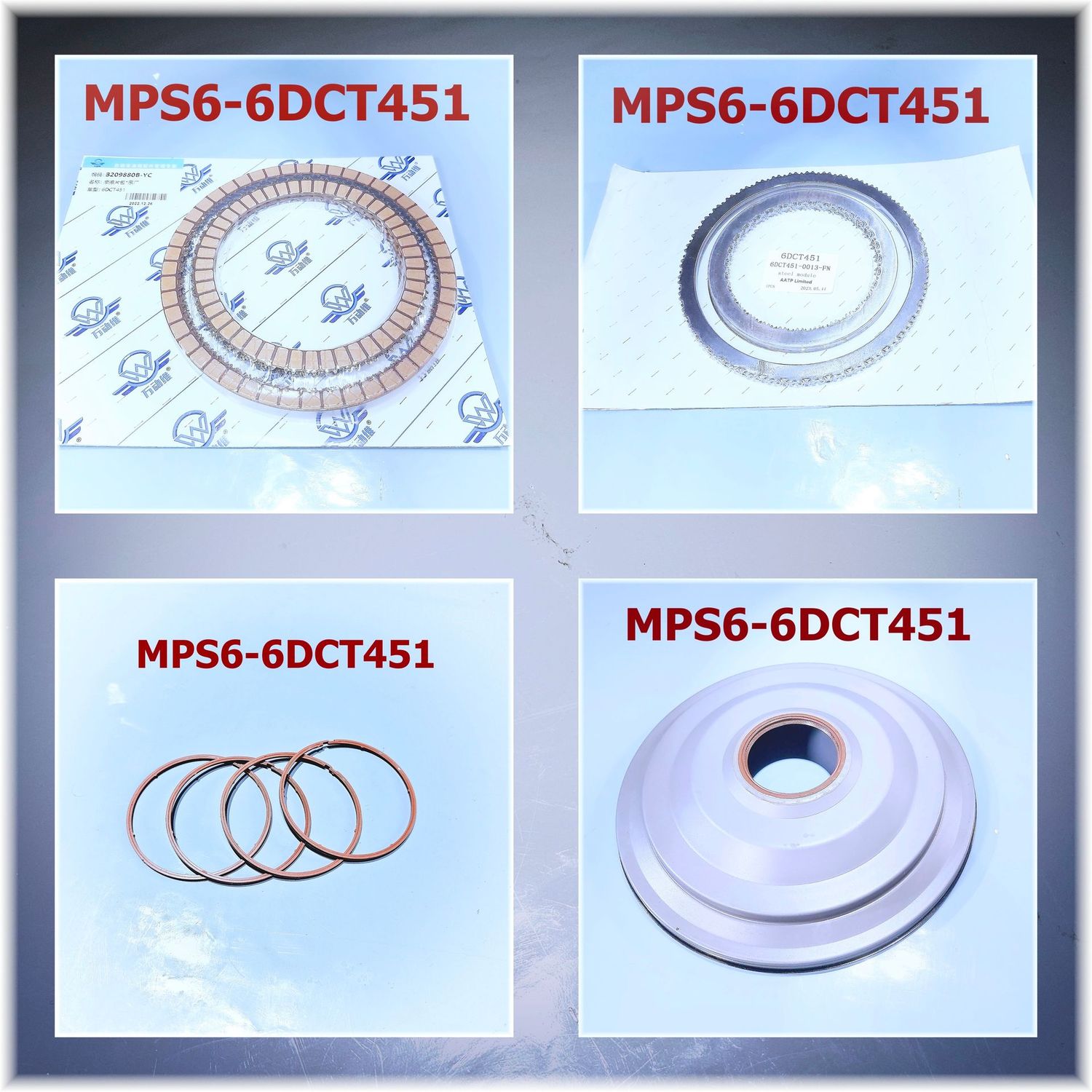 Kupplung Reparatursatz  , Ford Powershift Getriebe -MPS6-6DCT451   6 Gang DSG Getriebe Ford Volvo Doge