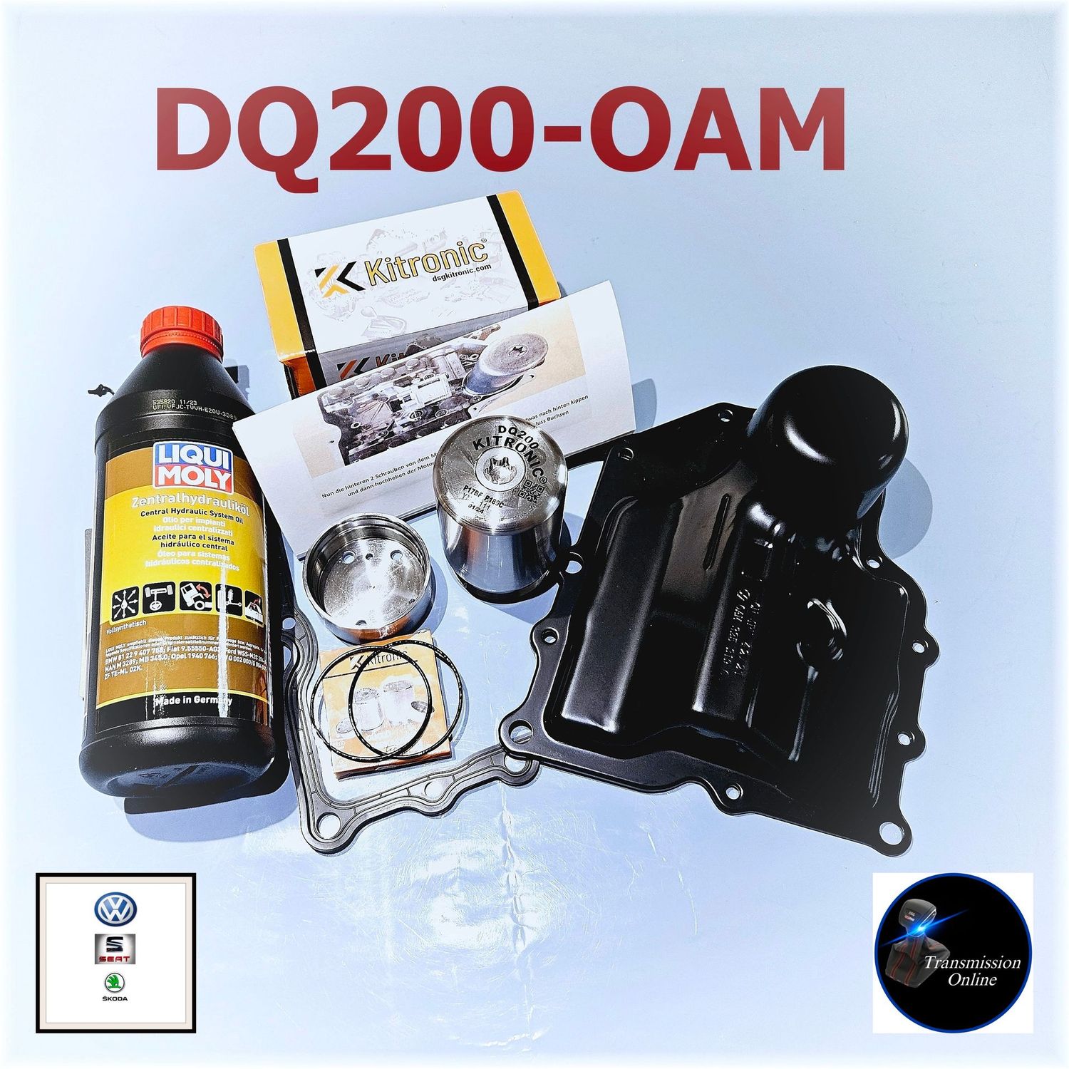 Reparatursatz Druckspeicher DSG für 7 Gang  Getriebe,OAM DQ200,  Fehler P189C,P17BF, Reparatur ohne Ausbau der Mechatronik