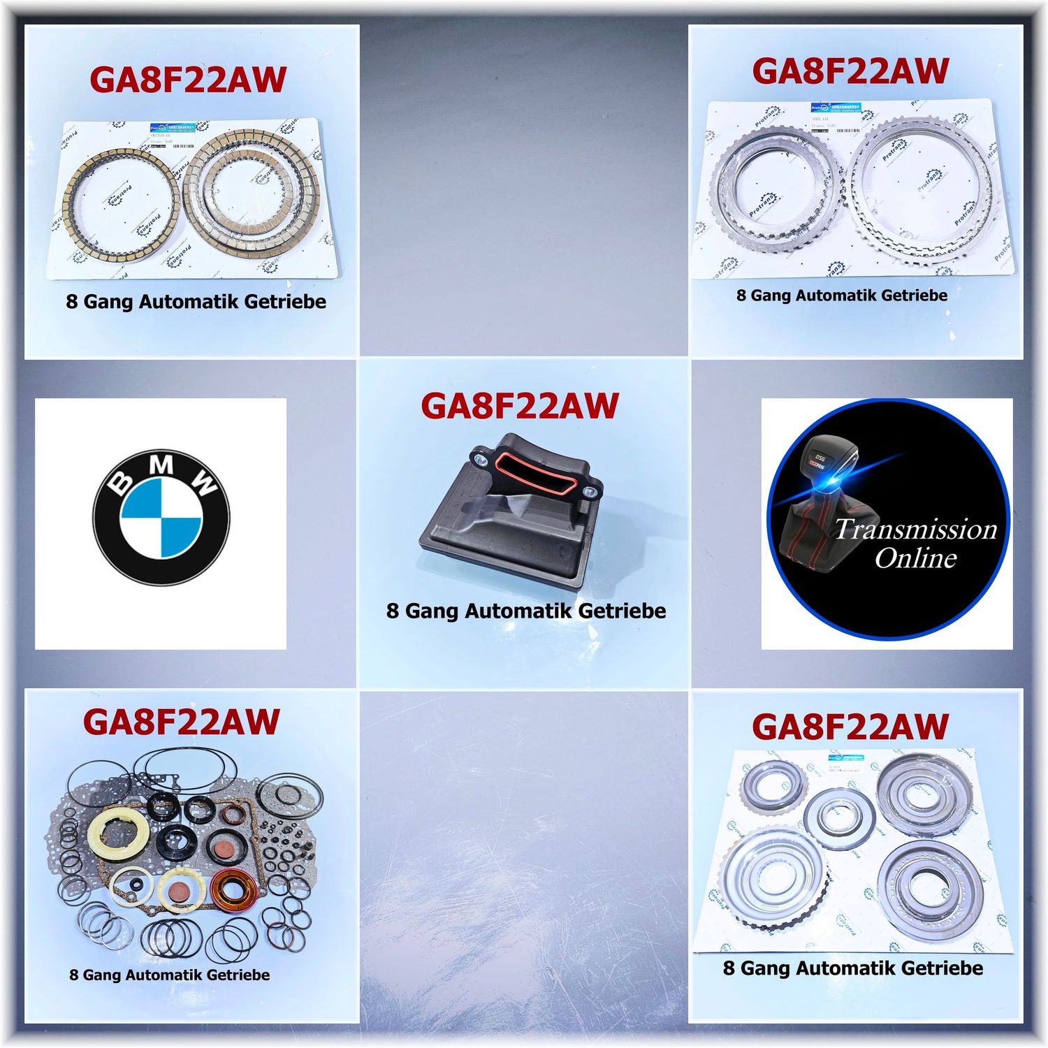 Master Kit -Komplett Reparatursatz 8 Gang Automatik Getriebe Aisin GA8F22AW BMW -Mini