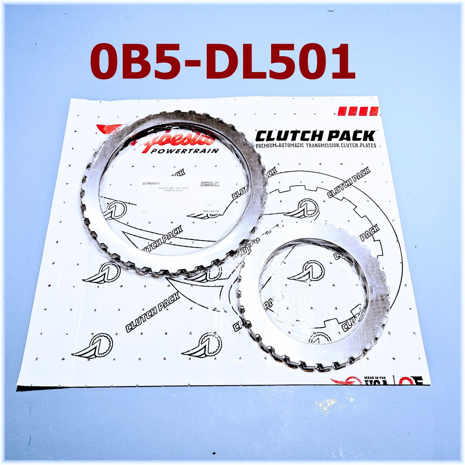 Raybestos Kupplung Stahl Lamellen Satz 7 Gang DSG S-TRONIC Getriebe 0B5 DL501