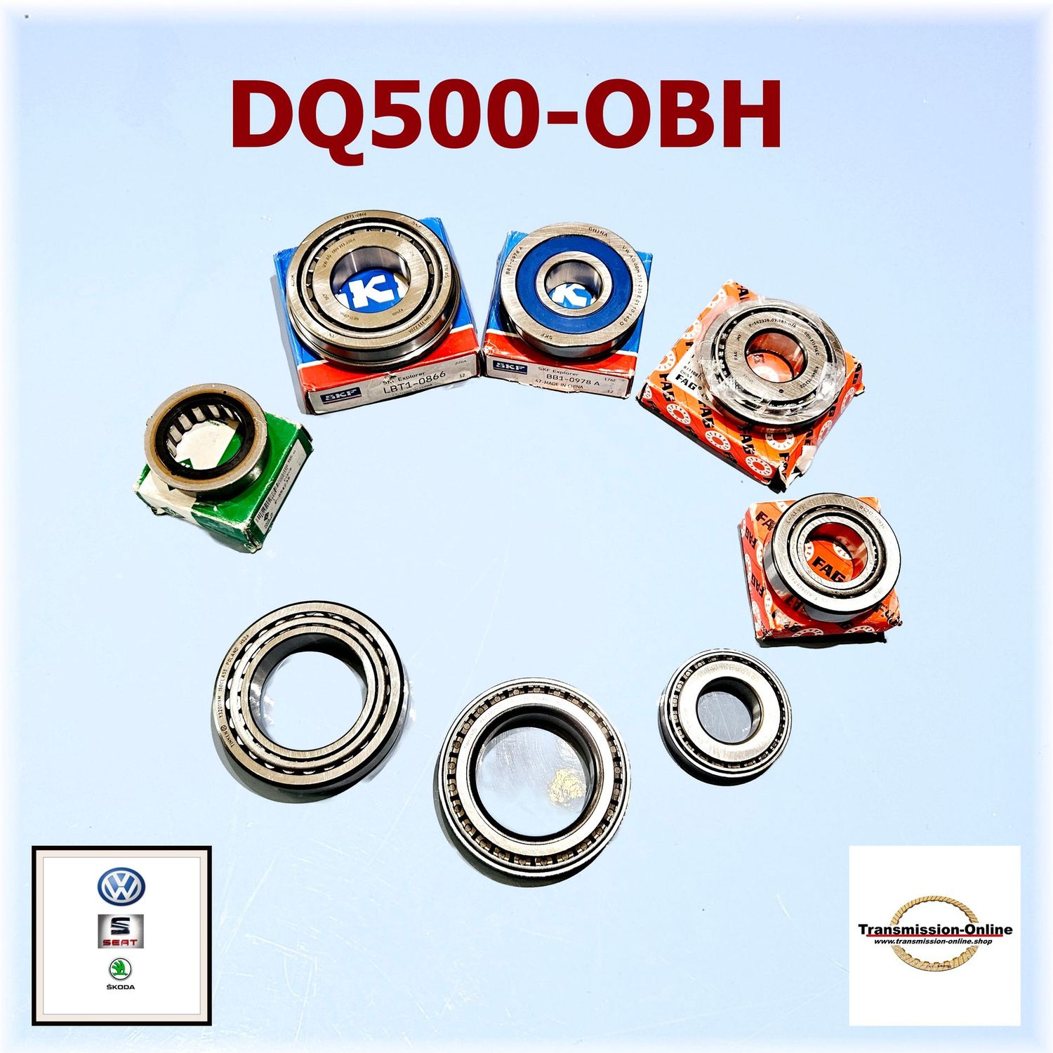 Lagersatz -Reparatursatz 7 Gang DSG Getriebe DQ500-0BH-0BT  VW T5,T6
