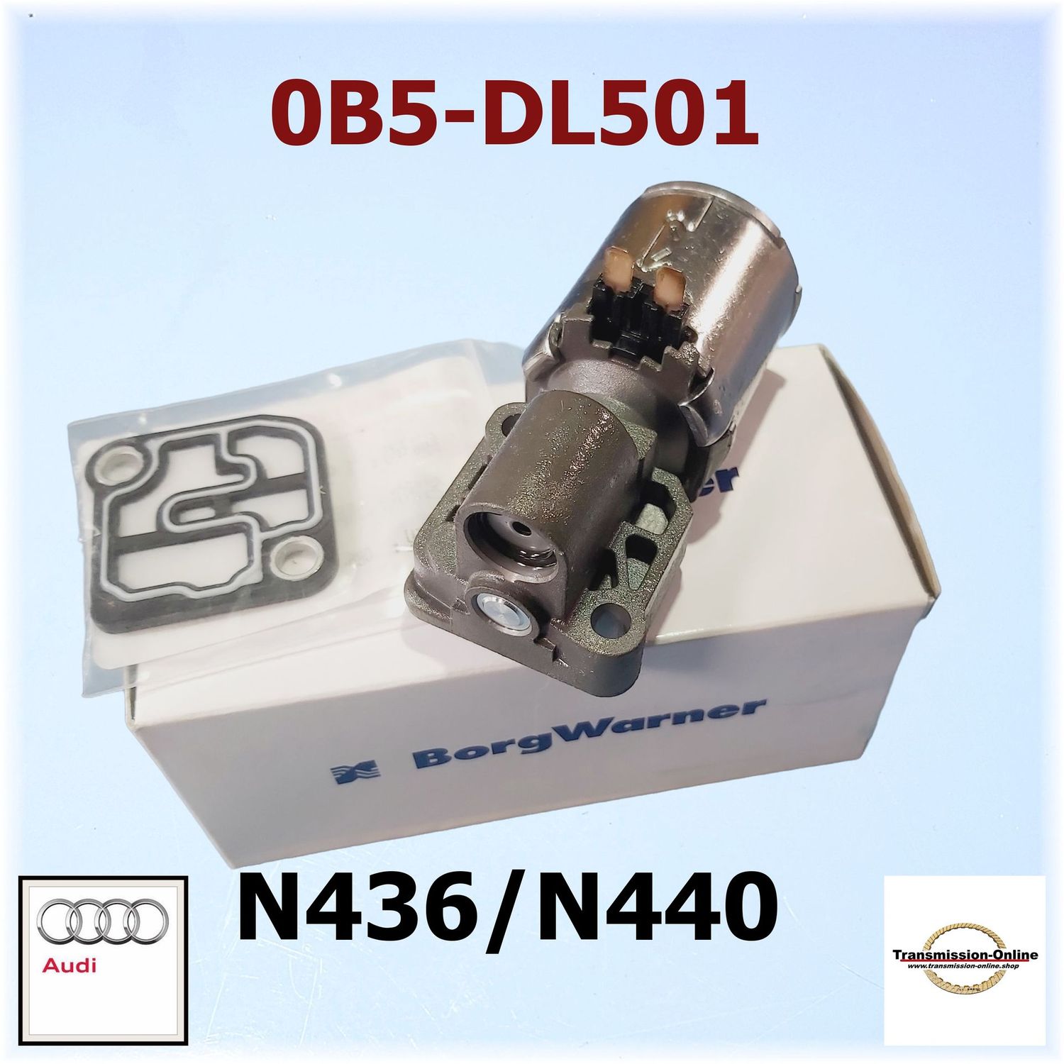 Magnetventil Druckregelventil Kupplung K1+K2 N436/N4340 0B5-DL501 Audi S-Tronic